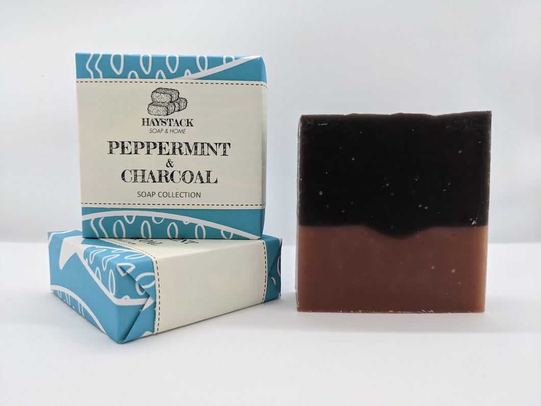 Peppermint and Charcoal Soap Bar